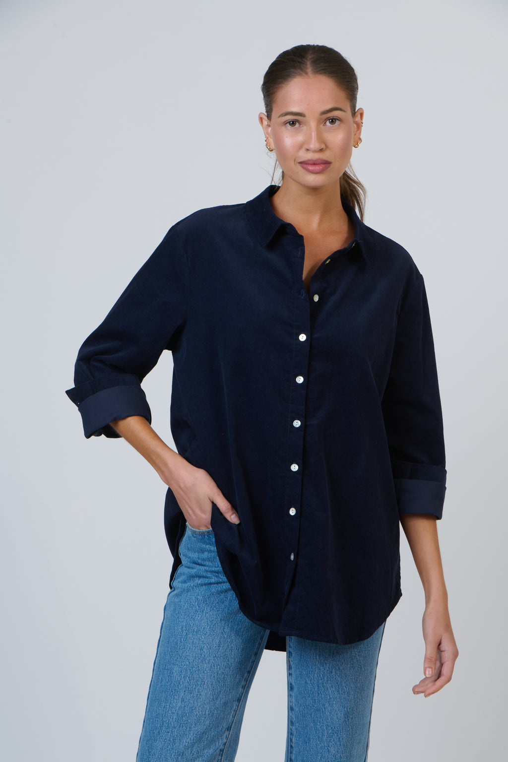 NAM76 Navy Top