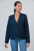 NAM-W21 Navy Knit Cardigan