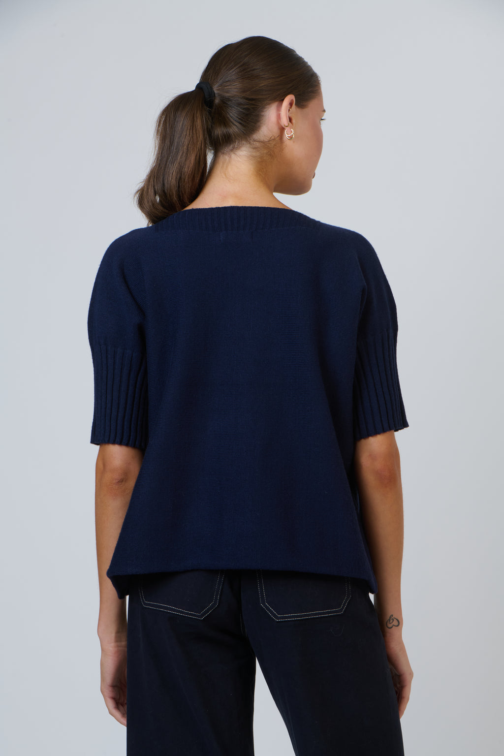 NAM-W25 Bleu Knit Cardigan