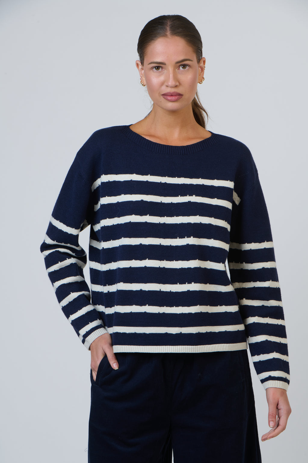 NAM-W24 Ink Mix Knit Jumper