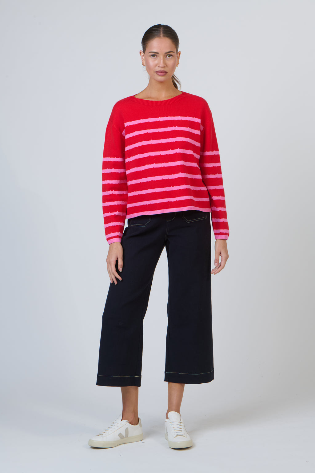 NAM-W24 Rouge Mix Knit Jumper