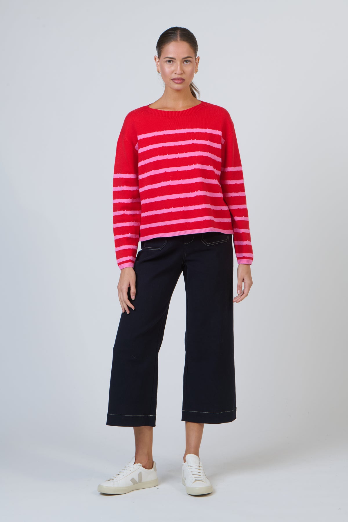 NAM-W24 Rouge Mix Knit Jumper
