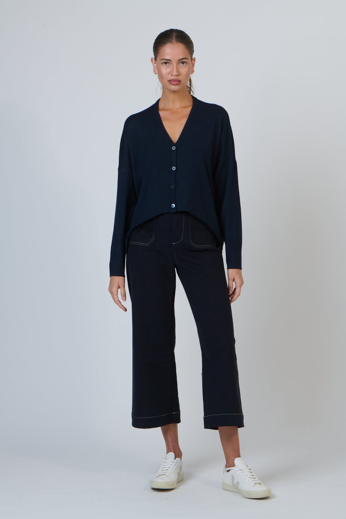 NAM-W25 Bleu Knit Cardigan