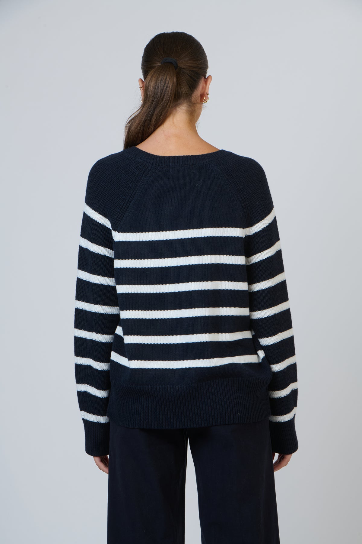 NAM-W26 Vanilla Ripple Knit Jumper