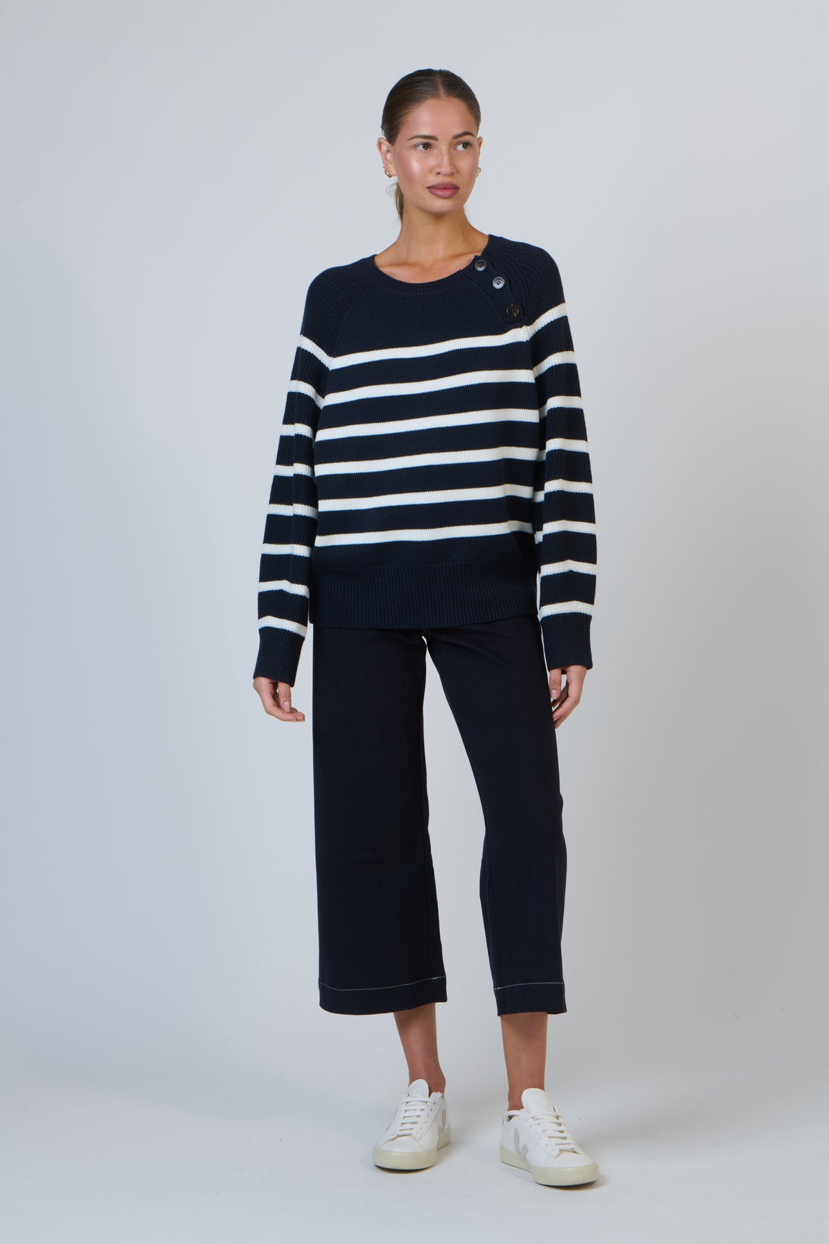 NAM-W26 Vanilla Ripple Knit Jumper