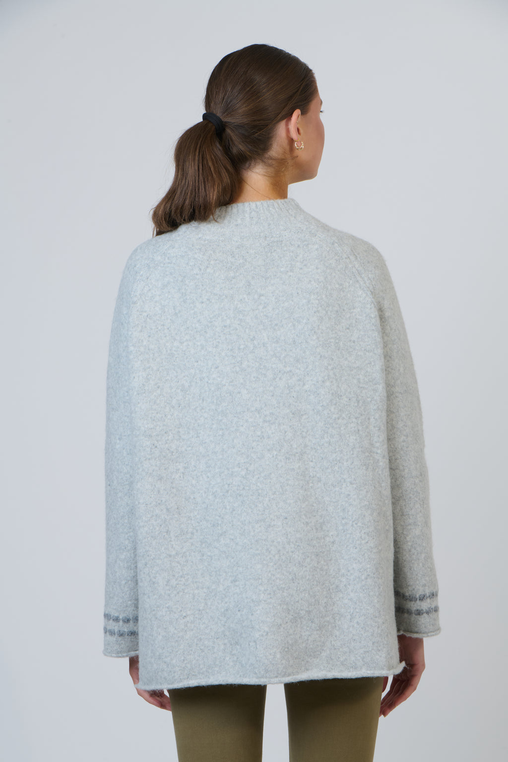 NAM-W32 Ash Mix Knit Jumper